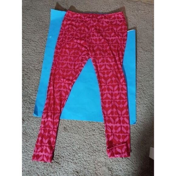 Lularoe Tall n Curvy Spandex Pants Hearts Design-L/XL - Picture 1 of 4
